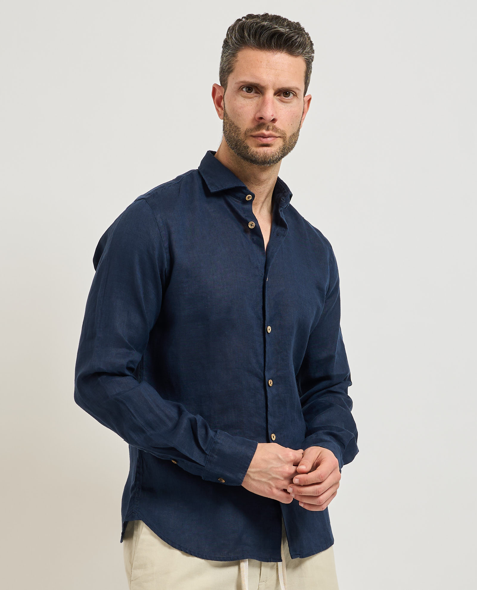Camicia lino uomo YES-ZEE Abbigliamento e accessori > Abbigliamento - dettaglio 2